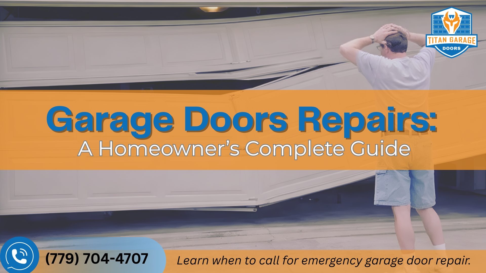 A homeowner’s guide to garage doors repairs, costs, common issues, and timelines